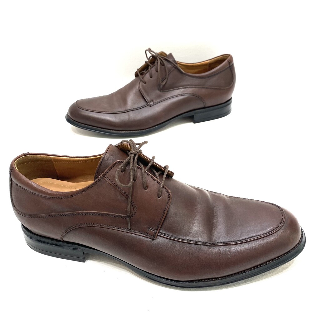 Abeo Bio System mens brown leather oxford dress shoes size 13 GREAT!